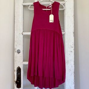 Small Jodifl pink high-low dress